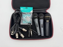 Sennheiser E 815 S Handheld Wired XLR Microphone and EV N/D767a Microphone LOT