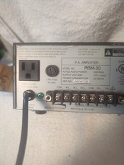 Speco Technologies PBM-30 30W Contractor Series PA Amplifier – UNTESTED