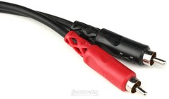 Hosa CPR-202 Stereo Interconnect Cable – Dual 1/4″ TS Male to Dual RCA Male –