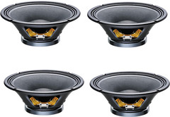 4x Celestion TF1230 12″ pressed steel chassis, ferrite magnet bass/mid driver 8Ω