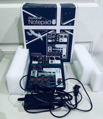 Soundcraft Notepad-5 5-Channel Compact Mixer w/ USB Box Cable Pro Audio