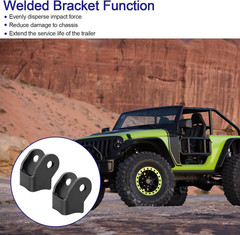 Shock Bracket Weld on Shock Mount – Heavy Duty Brackets for Off-Road Trailers Re