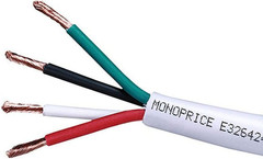 104037 Access Series 12 Gauge AWG CL2 Rated 4 Conductor Speaker Wire / Cable – 1