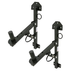 American Sound Connection S022 (2) Pro Audio DJ Speaker Stand Wall Black