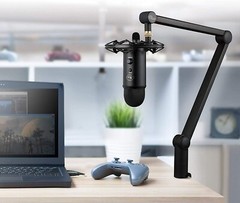 (Open Box) Logitech Blue Compass Premium Tube Style Broadcast Boom Arm-Black