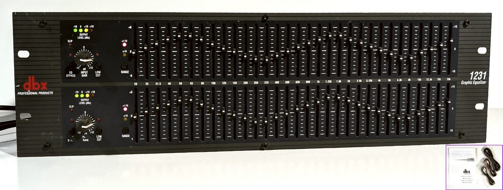 🔥【PRO SERVICED】DBX 1231 Dual 31-Band Graphic Equalizer! Bal XLR,TRS💥GUARANTY