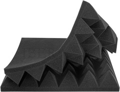 2″ Thick Pyramid Wall Padding, 6 Pack Acoustic Foam – Ideal for Soundproofing