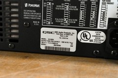 QSC CX1202V 1200W 70V 2-Channel Power Amplifier CG011ZY
