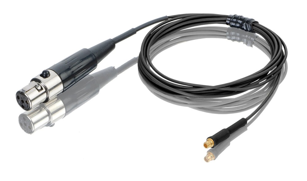 Countryman E6CABLEB1SL Switchcraft TA4F E6 Earset Snap On 1mm Cable for Shure Tr