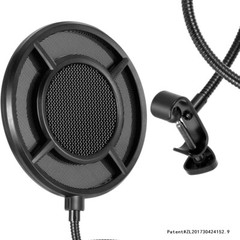 Professional Dual Layer Metal Grill Microphone Filter Anti-Spray Net Sing Audio