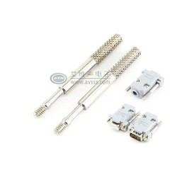 VGA Housing Metal Plastic Shell / Rod For 15P D-SUB DB15 Connector DB9 RS232