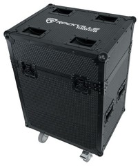 Rockville Black Road Case Fits (2) Focus Spot Three Z Pearl Moving Head Lights