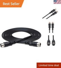 5-Pin DIN to 5-Pin DIN MIDI Cable, 5 Feet