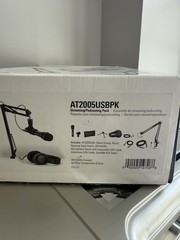 Audio-Technica AT2005USBPK Vocal Microphone Studio Streaming Podcasting Pack