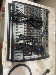 BEHRINGER PMP6000 1600W 20 Channel Powered Mixer Japan 100% Tested Works Good