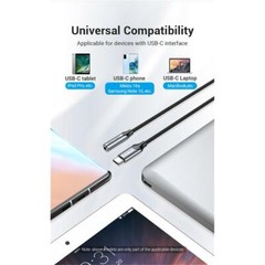 USB Type C to 3.5mm Female Headphone Jack Adapter Aux Audio Dongle Cable Cord HF