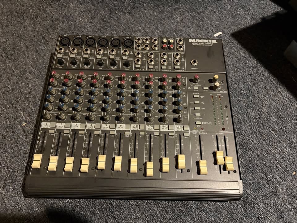 MACKIE MICRO SERIES 1402-VLZ 14-CHANNEL MIC/LINE MIXER