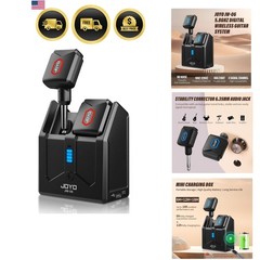 Wireless Guitar System 5.8GHz Wireless Guitar Transmitter Receiver with Charg…