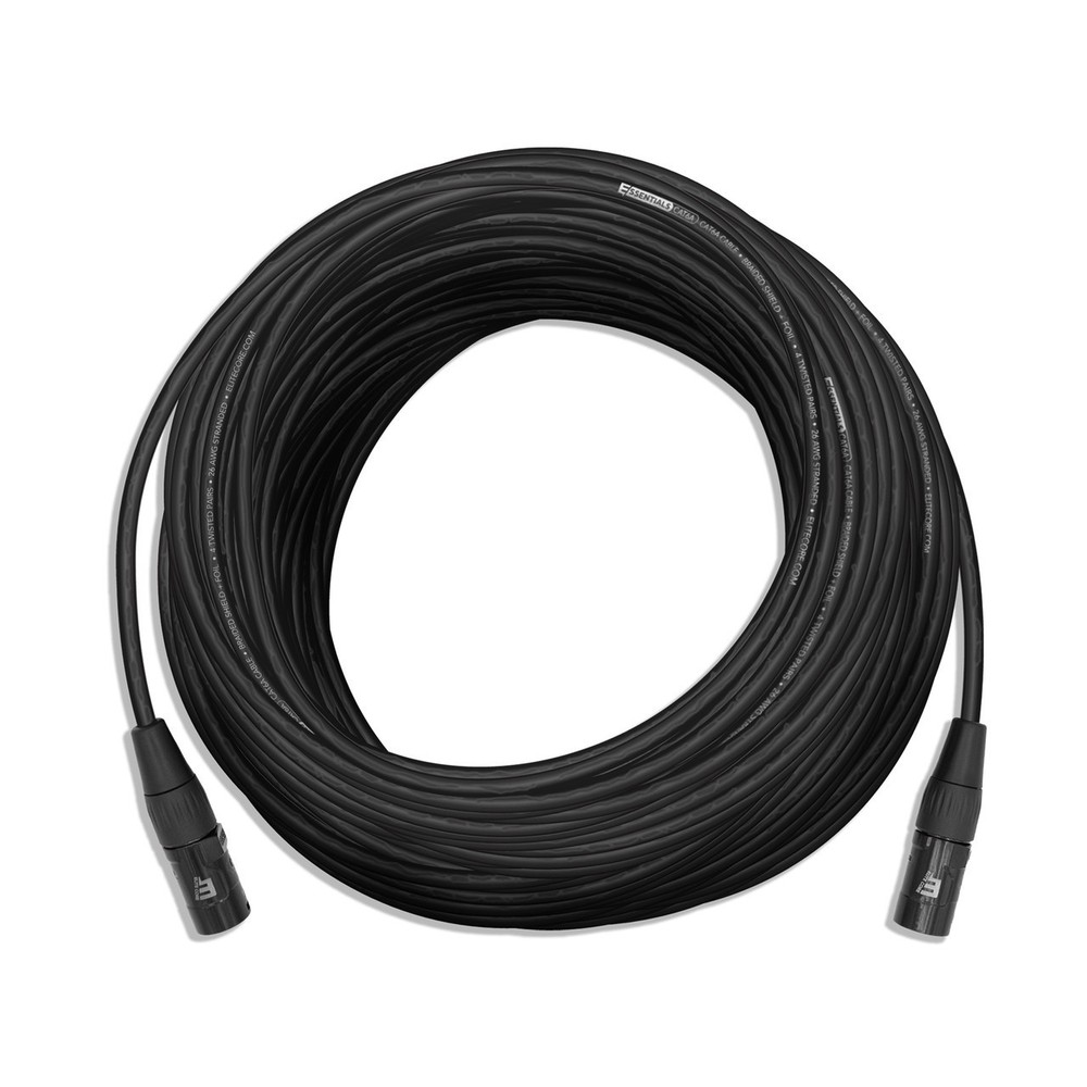 Elite Core Cat6A Essentials Shielded EtherCon Cable RJ45 Digital Cable 250 ft