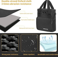 Wireless Microphone Case with Foam – Black/.