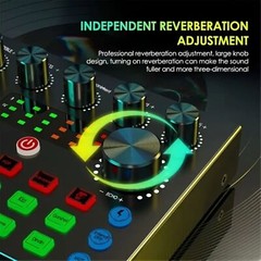 USB Interface External Sound Card Live Broadcas Microphone Audio Card Equipment