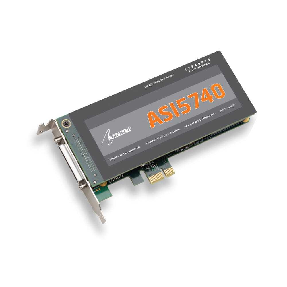 AudioScience ASI5740 PCI Express Broadcast Sound Card