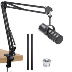 SUNMON Samson Q9U Mic Boom Arm – Compatible with Samson Mic, Includes 3/8″ to…