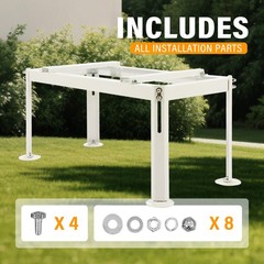 Steel Ground Stand Heavy Duty Condenser Stand For Mini Split Air Conditioners