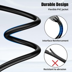 2 Pack 25 ft XLR Male to Male 3Pin Balanced Patch Cables 22 AWG OFC Mixers