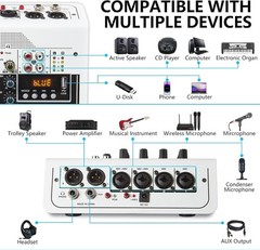 Sound Board Console for Live Performance & Karaoke