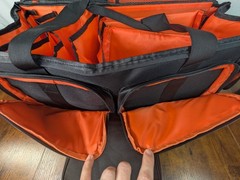 DJ Cable File Bag, Detachable Padded Bottom and Dividers, Travel Gig