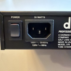 dbx 376 Tube Channel Strip w/ Digital Out – used and in great working condition!