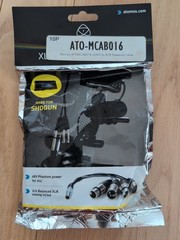 Brand new OEM ATOMOS XLR Breakout Cable ATOMCAB016 2x in/out 48v Phantom pwr