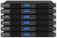 1X CVR Audio DSP-802 BLACK Professional Amplifier 1 Space 800 Watts x 2 at 8-Ohm