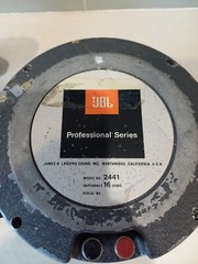 JBL 2441 Compression Driver 16 Ohms Professional Series McCauley Commercial Horn