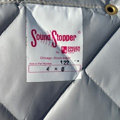 Singer Safety Sound Stopper 122 Industrial Acoustic Blankets 4×8 Double Lined
