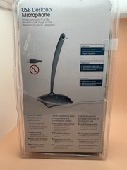 Logitech USB Desktop Microphone 980186-0403 For PC or Mac-NEW, Open Box.