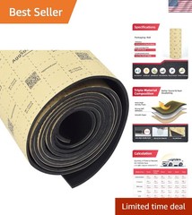 Durable Sound Insulation Mat 6sqft – Reduce Noise & Radiant Heat Effectively
