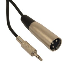 3Ft XLR 3P Male to 3.5mm TRS Male (Balanced Audio) Capture Cable