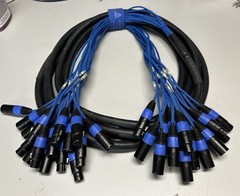 Mogami 16pr 8in/8out XLR Multipair Cable 15ft