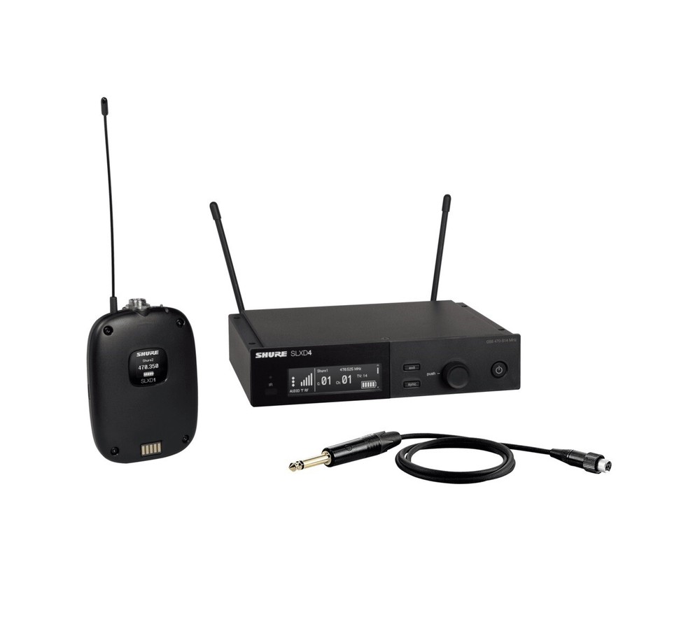 Shure SLXD14 Wireless Microphone System SLXD1 Bodypack Transmitter G58 470-514