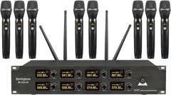 Berlingtone 8-Channel UHF Wireless Microphone System with 8 Handheld Dynamic Mic