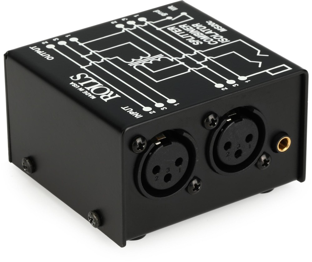 Rolls MS20c Microphone Splitter / Combiner / Isolator