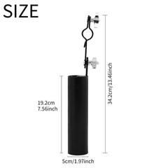 Carbon Steel Drumstick Holder Adjustable Height for Secure Storage and Transport