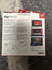 IK Multimedia iRig Pro I/O Universal Audio MIDI Interface Clean!