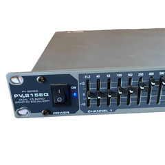Peavey PV215EQ Dual 15 Band Graphic Equalizer Rackmount PV Series EQ Stereo