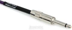 Lava Cable Retro Coil Silent Instrument Cable Metallic Purple, 20′