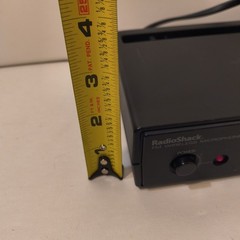 RadioShack FM Wireless Microphone System No. 32-1221B DC 12.6 Volt Plug Type „M“