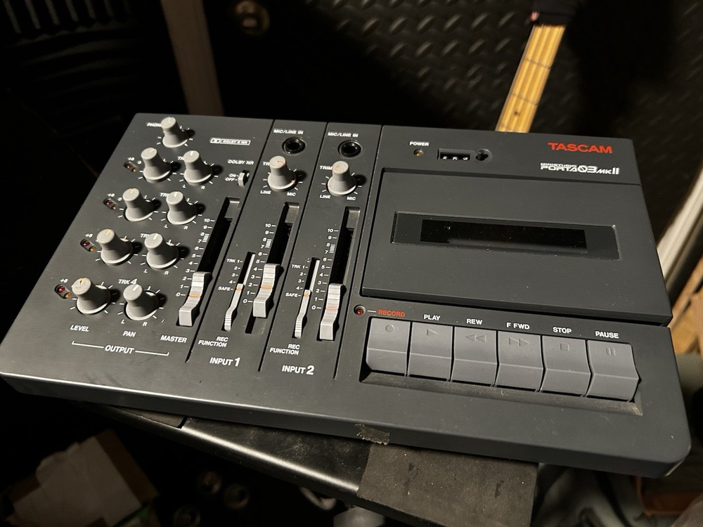 TASCAM Ministudio PORTA 03 MKII Cassette Recorder 4 Tracks Dolby NR