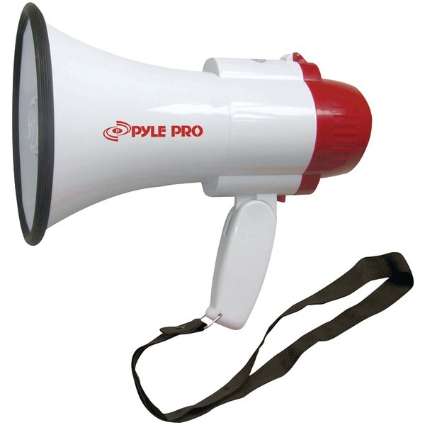 New Pyle Pro PMP30 Professional 30 Watt Megaphone Bullhorn with Built-In Siren